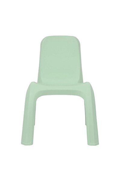 Zâna Casei Scaun din plastic mat verde fistic, fără cotiere, pentru copii 38x...