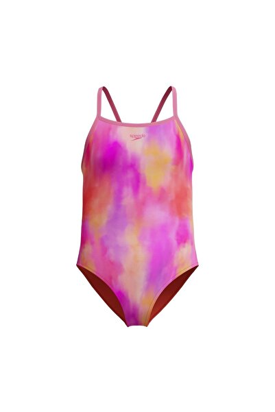 SPEEDO Κοριτσίστικο Σχέδιο με Λεπτές Τιράντες 8-A000197002 Πολύχρωμο