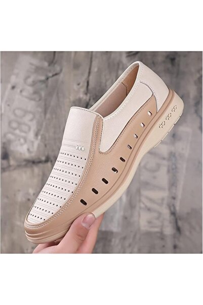 GENERAL HoujiilollNX summer shoes Men's Daily Loafer Real Leather Slip On Per...
