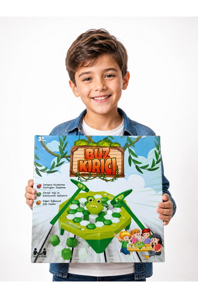 Buz Kırıcı Kurbağa Denge Oyunu 2 Kişilik Eğlenceli Aile Oyunu