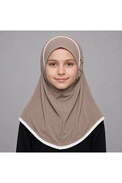 Linda Hijab Hijab with Floral Embellishment, Elegant Modest Headscarf for Gir...