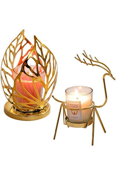 GENERAL Metal Candle Holders for Tables Iron Tea Light Candle Holders Stands ...