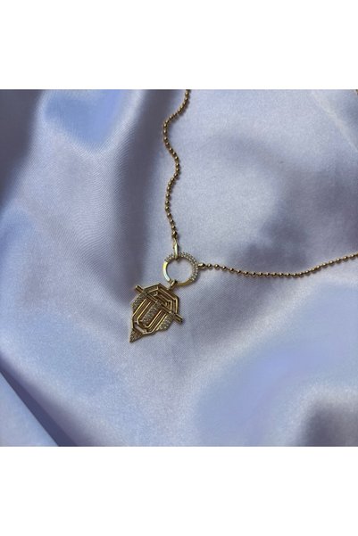 Didoria Accessory قلادة نسائية ذهبية اللون من Xuping – Elara