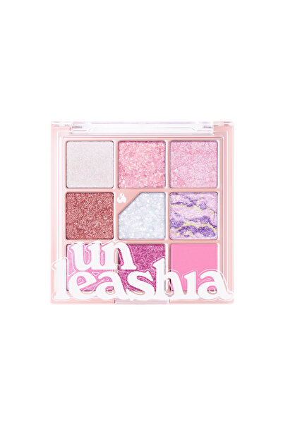 UNLEASHIA Paletă de farduri Glitterpedia Nr.9 Toate nuanțele roz cu sclipici,...