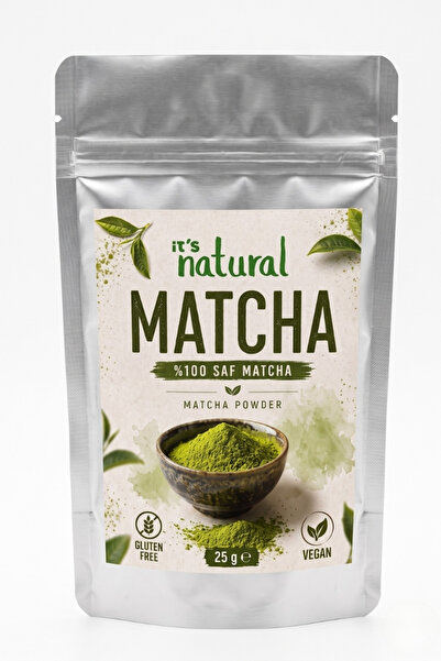 it's Natural Matcha Tozu 25 G Saf Katkısız