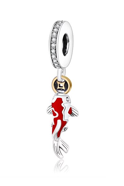 Koi Balığı Sallantılı 925 Ayar Gümüş Charm