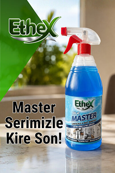 Ethex Premium Blue Master Ultra Kireç ve Pas Sökücü Banyo Temizleyici Sprey A...