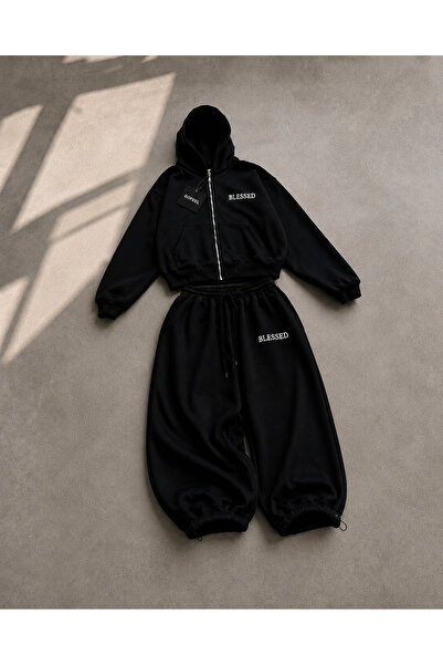 Gofeel Harajuku Baggy Kalıp Unisex Eşofman Takımı ( 3 iplik )