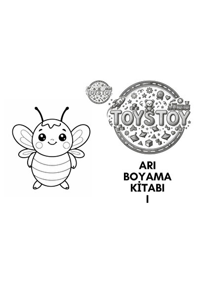 7 Sayfa Arı Temalı II Çocuk Boyama Defter – Eğitici ve Eğlenceli Aktivite Defteri Hayvan Boyama Kitabı