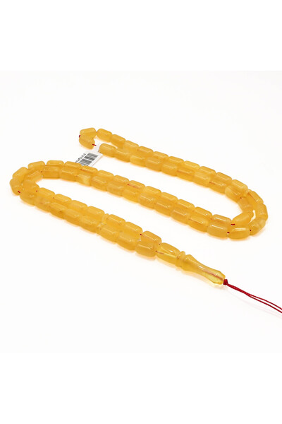 Generic Brand Pure Kaliningrad Amber Rosary – 69 Beads 7.5/12mm Barrel Prayer...