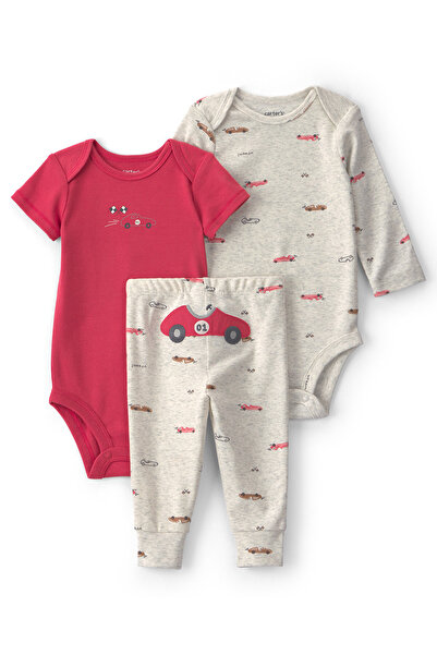 Carter's Baby Boy Set of 3 Newborn-24 Months Gray
