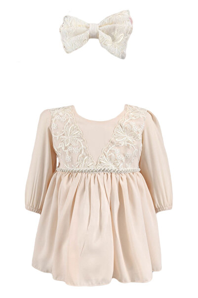 fantasialand Rochita botez fetite, model Stylish Baby, culoare crem