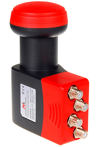Maclean CONVERTOR SATELIT pentru 4 canale POLSAT QUAD 4K 8K + CABLU ANTENĂ DE...