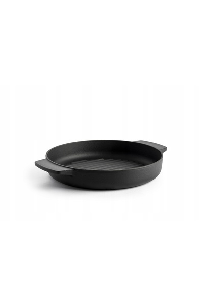 Kitchenaid Tigaie grill 26cm din fontă antiaderentă, pentru inducție și gaz