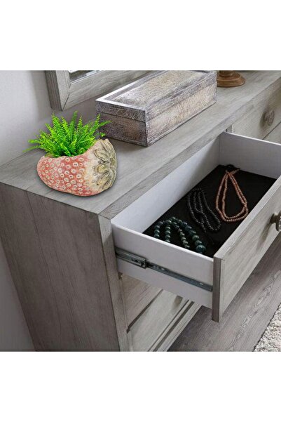 NO BRAND Capac pentru jardinieră TRUSKAWKA, 11x16,5 CM, decor din beton