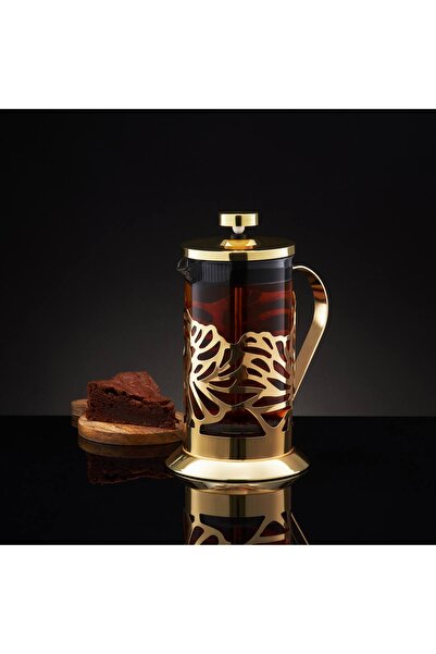 NO BRAND Infuzor cafea și ceai frunze aurii 600 ml Ambition