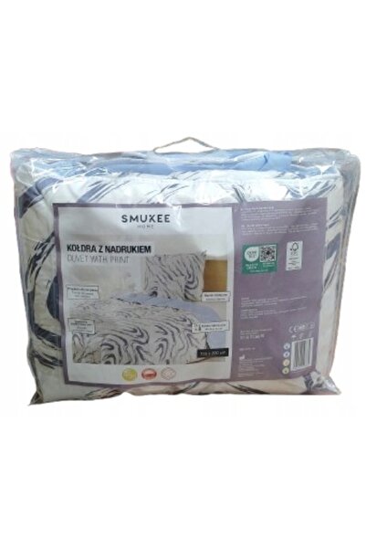 NO BRAND SMUKEE Pilotă imprimată pentru toate anotimpurile 155 x 200 cm FIOLE...