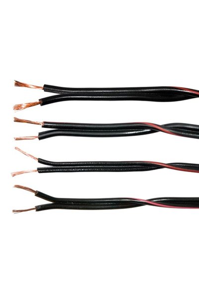 Cabletech Cablu audio 2 x 0.35mm negru 100m (KAB0363)