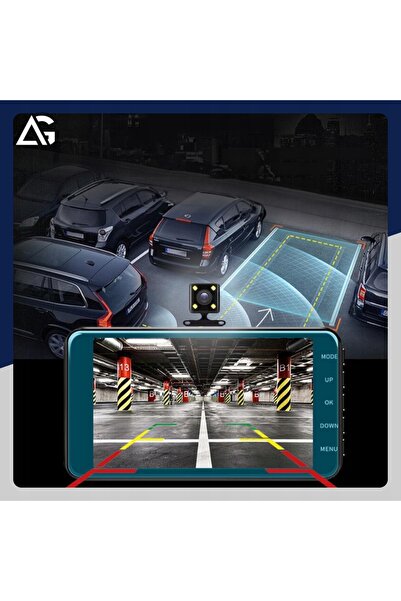 NO BRAND Cameră auto DVR cu vedere frontală și cameră de marșarier