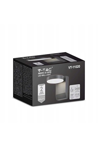 NO BRAND Aplică de perete încastrată LED 17W negru 4000K