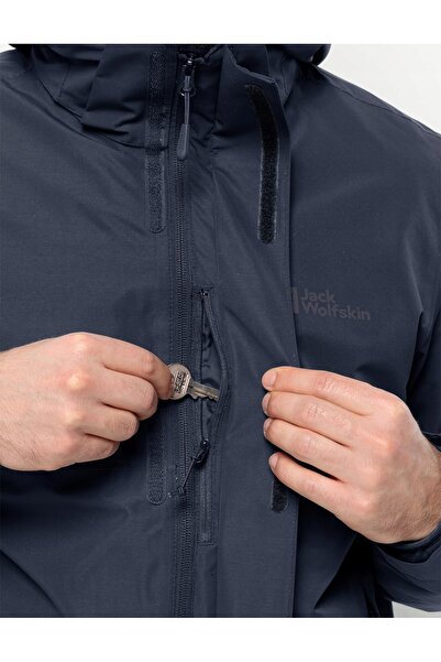 Jack Wolfskin Geacă 3 în 1 bărbați Feldberg Luntal 3 în 1 albastru noapte S