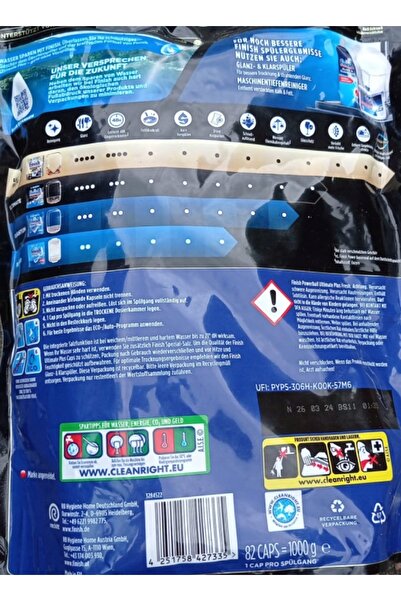 Finish Powerball ultimate plus mycie+połysk capsule pentru mașina de spălat v...