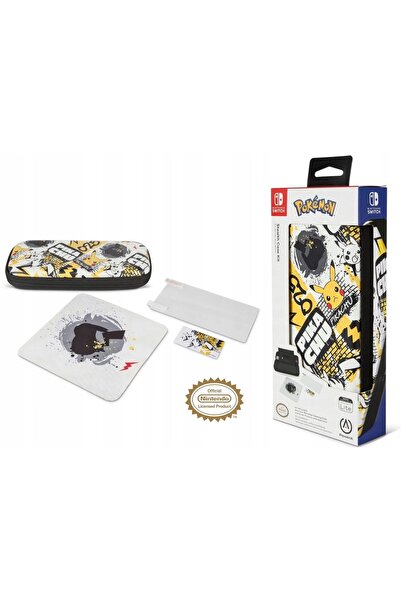 NO BRAND Husă de călătorie cu curea pentru Switch Lite (Pikachu Pokemon)