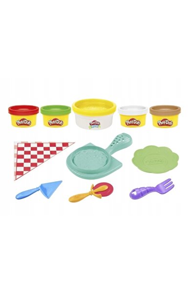 Hasbro CIASTOLINA Play-Doh SET DE BUCĂTĂRIE PIZZA F1726 JUCĂRII + 5 TUBURI DI...