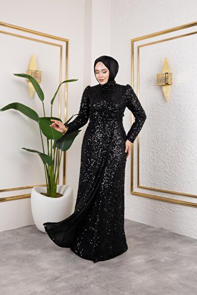 Elif Artar Yıldız abiye siyah Zarafetin ve ışıltının buluştuğu özel tasarım… ✨
