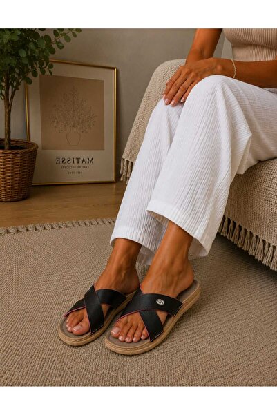 GEZER Cross-Band Anatomical Soft Sole Extra Lightweight Women's Home and Gues...