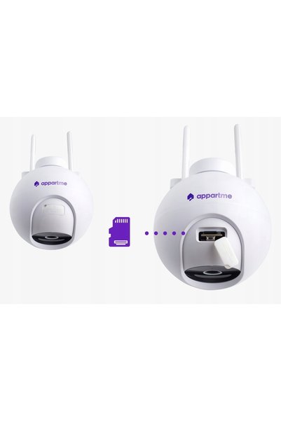 NO BRAND Cameră de exterior Night guard 360 Appartme