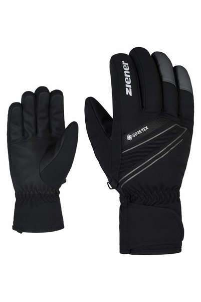 NO BRAND Mănuși de schi Ziener Gunar GTX - negru/magnet 7.5 (S)