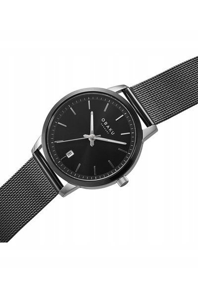 NO BRAND Ceas bărbătesc Obaku Salvie Charcoal Obaku-V270GDABMB