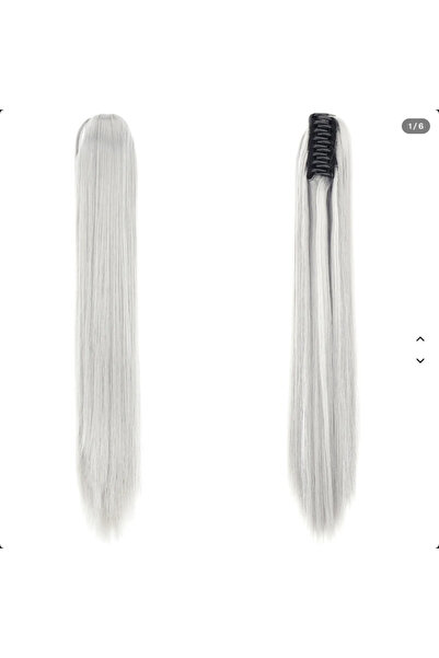 hair Set 2 x Coada de Par cu Cleste 70cm - Gri Deschis #GREY