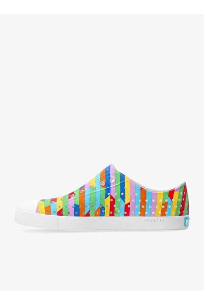 NO BRAND Pantofi lifestyle Native Jefferson Sugarlite Print - alb/curcubeu 36