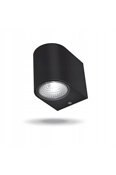 NO BRAND Aplică de exterior pentru fațadă, neagră, cu LED de 3 W, din alumini...