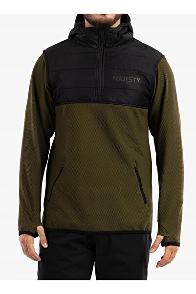 NO BRAND Jachetă hibridă Majesty Heatshield - verde militar S