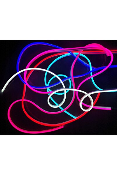 NO BRAND KIT Neon FLEX LED 3m IP65 Sursă de alimentare Roșu