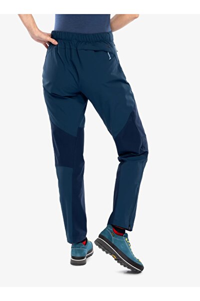 NO BRAND Pantaloni de trekking pentru femei Rab Torque - albastru tempest 10 (S)