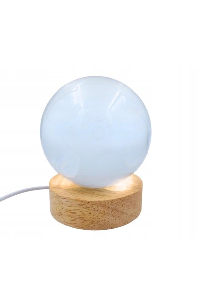 NO BRAND GLOB DE CRISTAL ILUMINAT - SISTEMUL SOLAR - LED - USB
