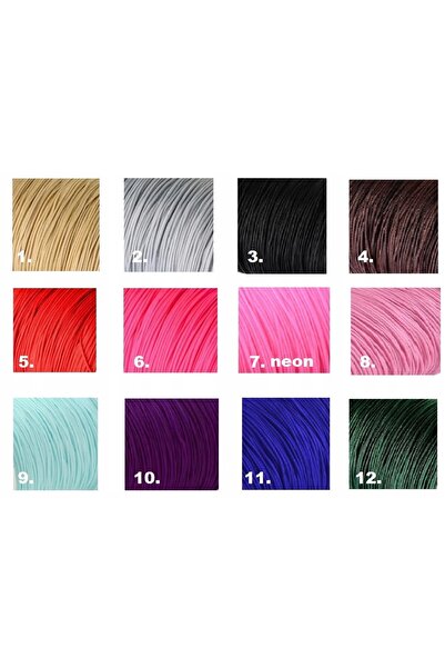 NO BRAND Brățară din argint cu șnur amorek amor COLORS argint 925
