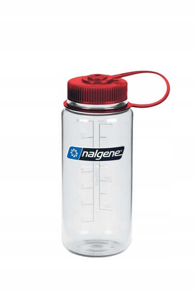 NO BRAND Nalgene Sustain Sticlă turistică cu gura largă de 0.5 L - transparen...
