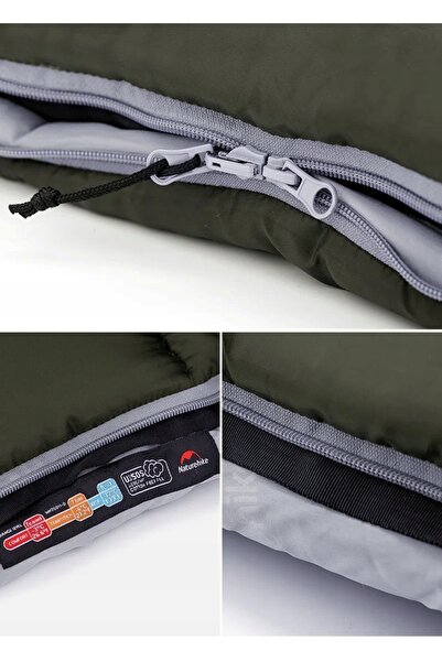 NO BRAND NATUREHIKE Sac de dormit tip mumie pentru camping în aer liber, căld...