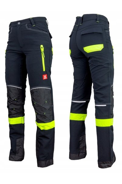 NO BRAND URG-719 pantaloni de lucru softshell negri Urgent 62