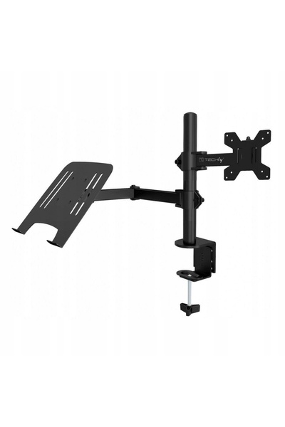 Techly Suport de birou 13'-32 ", cu tavă reglabilă pentru laptop de 12 "-17 "
