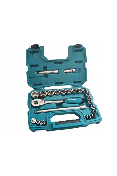 Makita SET DE CHEI DE TUBULARE + CHEIE CU CĂLCĂN B-65589