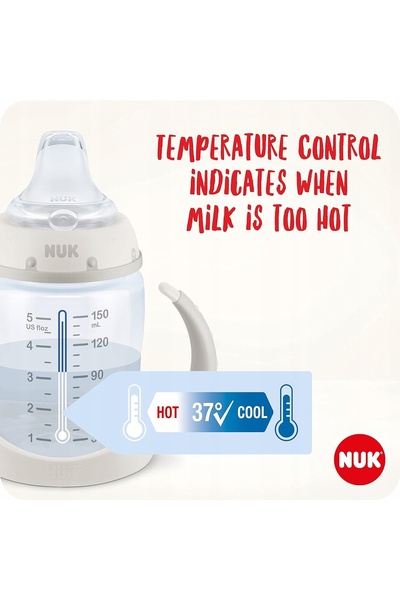 NO BRAND NUK CĂLĂRĂ DE TRANSIȚIE ANTIDUCHEANĂ 150ml 6m+ CU MÂNER MICKY MOUSE