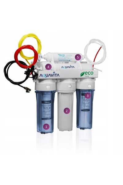 NO BRAND Filtru de apă pentru bucătărie OSMOZĂ INVERSĂ RO5 AQUA VITA membrană...