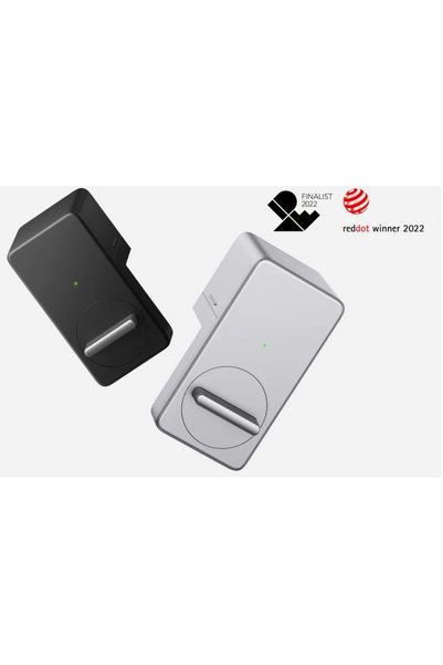 SwitchBot W1601700 Încuietoare inteligentă de ușă neagră