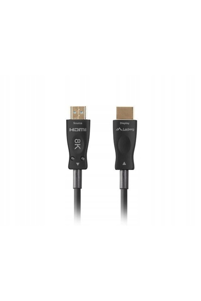 Lanberg Cablu HDMI M/M v2.1 50M 8K negru optic AOC